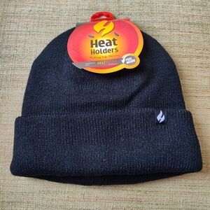 Kohl's Heat Holders Thermal Black Beanie